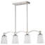 Luminaire suspendu linéaire pour îlot de cuisine à 4 lumières Alejandre-19771821