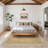 Floral Bordered Machine Washable Rug with Non-Slip Backing Non-Shedding Foldable Soft Low Pile Indoor Carpet-261238285