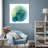 'Evolving Planets IV' Graphic Art on Glass