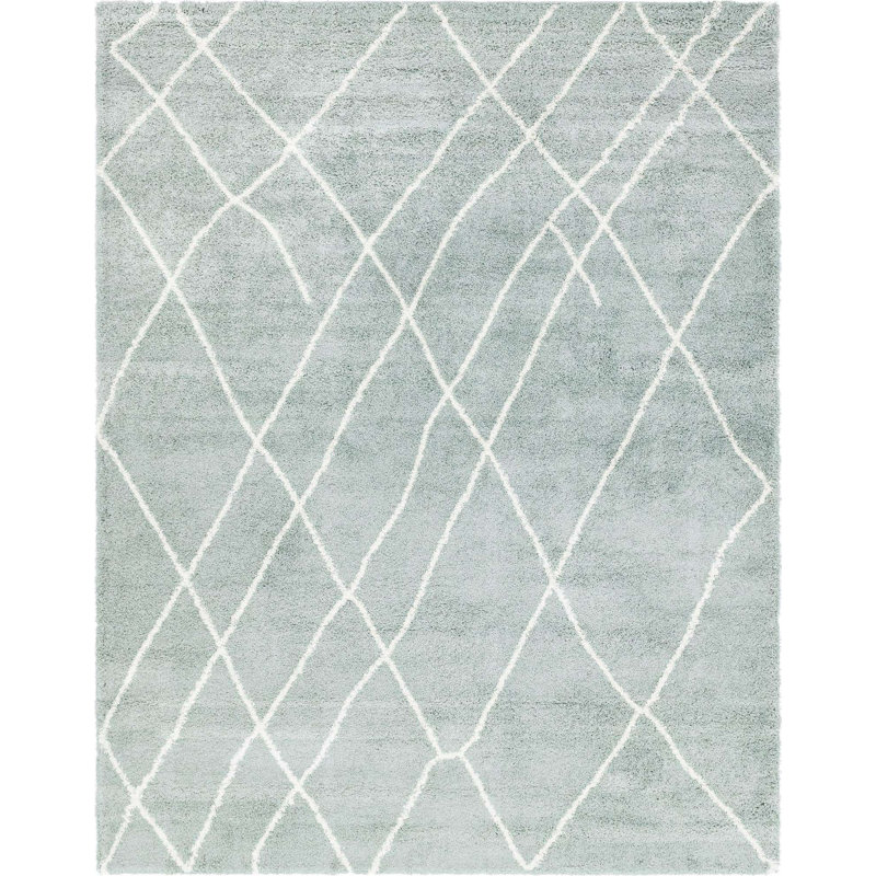 Striped Indoor Rug, Rectangle 9'10" x 13'1"