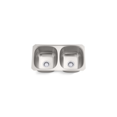Valton 32-1/4" Undermount Double-Bowl Kitchen Sink