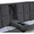 Solomon Upholstered California King Panel Platform Bed Grey-945934281-945934282