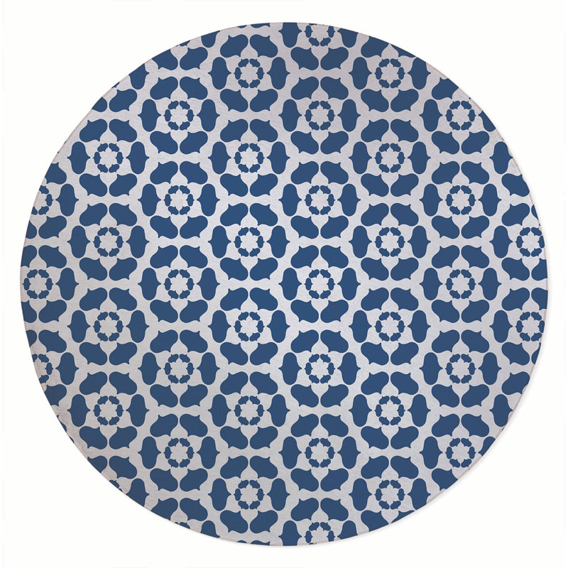 Cleo Outdoor Rug, Round 5'