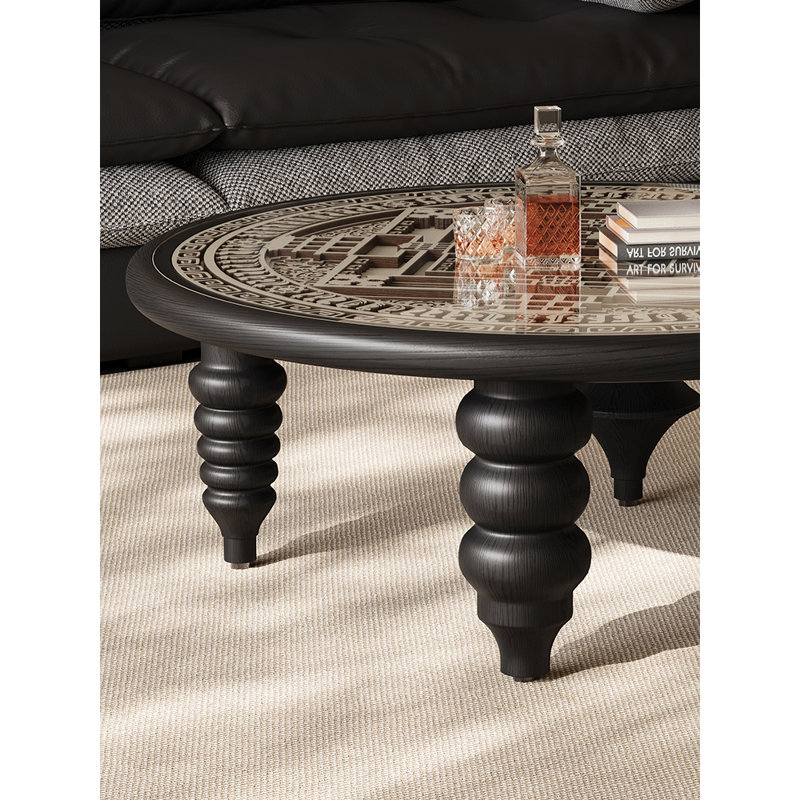 Table basse de style rétro français
