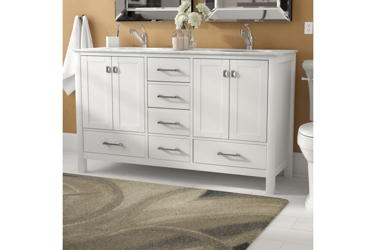 Bowlin 60" Double Bathroom Vanity Set