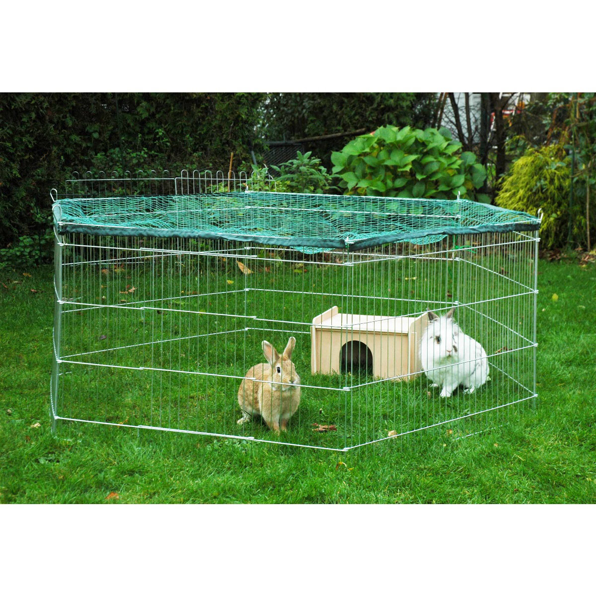 Hexagonal sales rabbit hutch