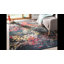 Tapis brun / bleu sarcelle Hertzler-1867972474