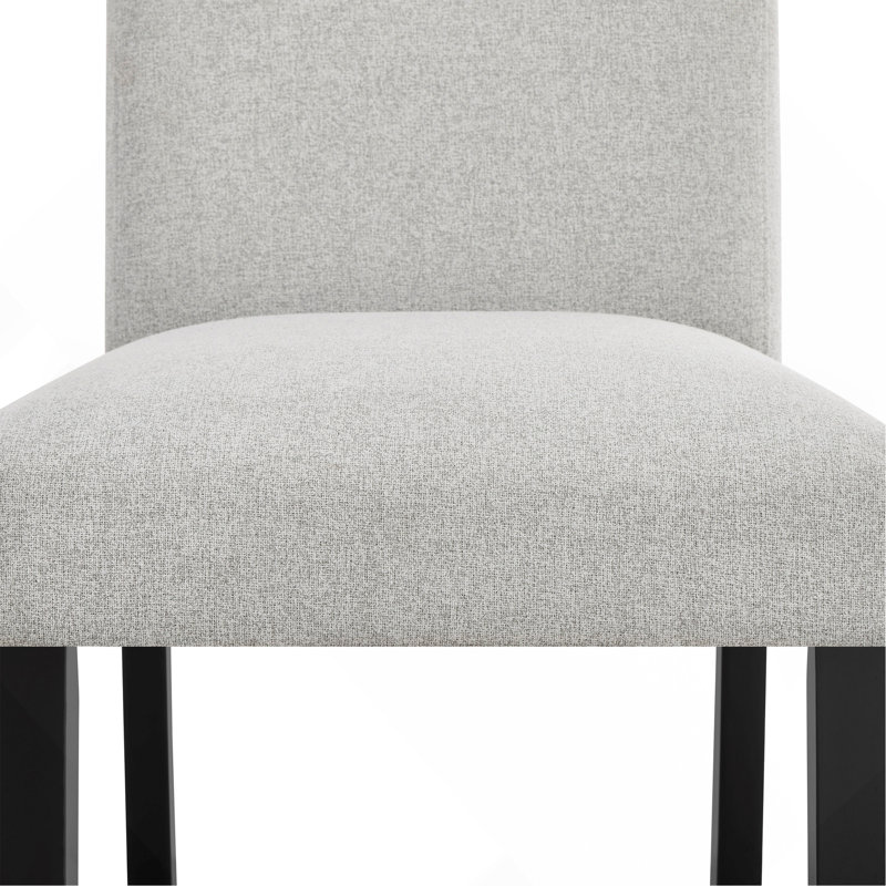 Ensemble 2 pièces de chaises de salle à manger rembourrées en tissu Transitional