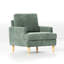 Chaise d'appoint avec pieds en bois massif-111700366