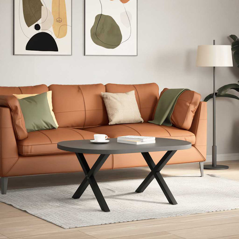 Table Leg, 43cm H x 70cm W x 43cm D, Black