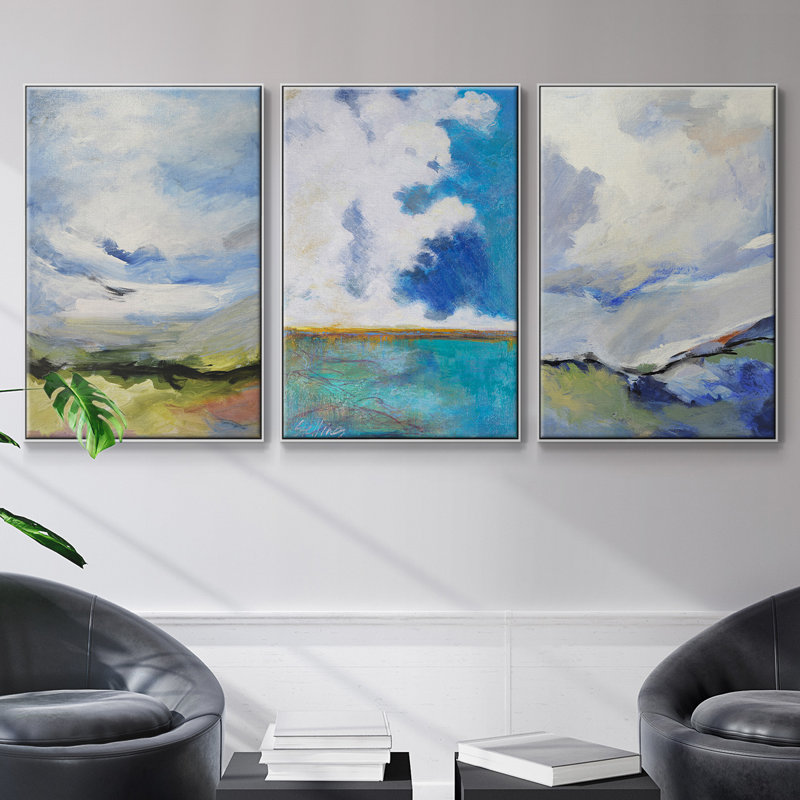 Autour des nuages III, H 36 po x l 72 po x P 2 po, Blanc