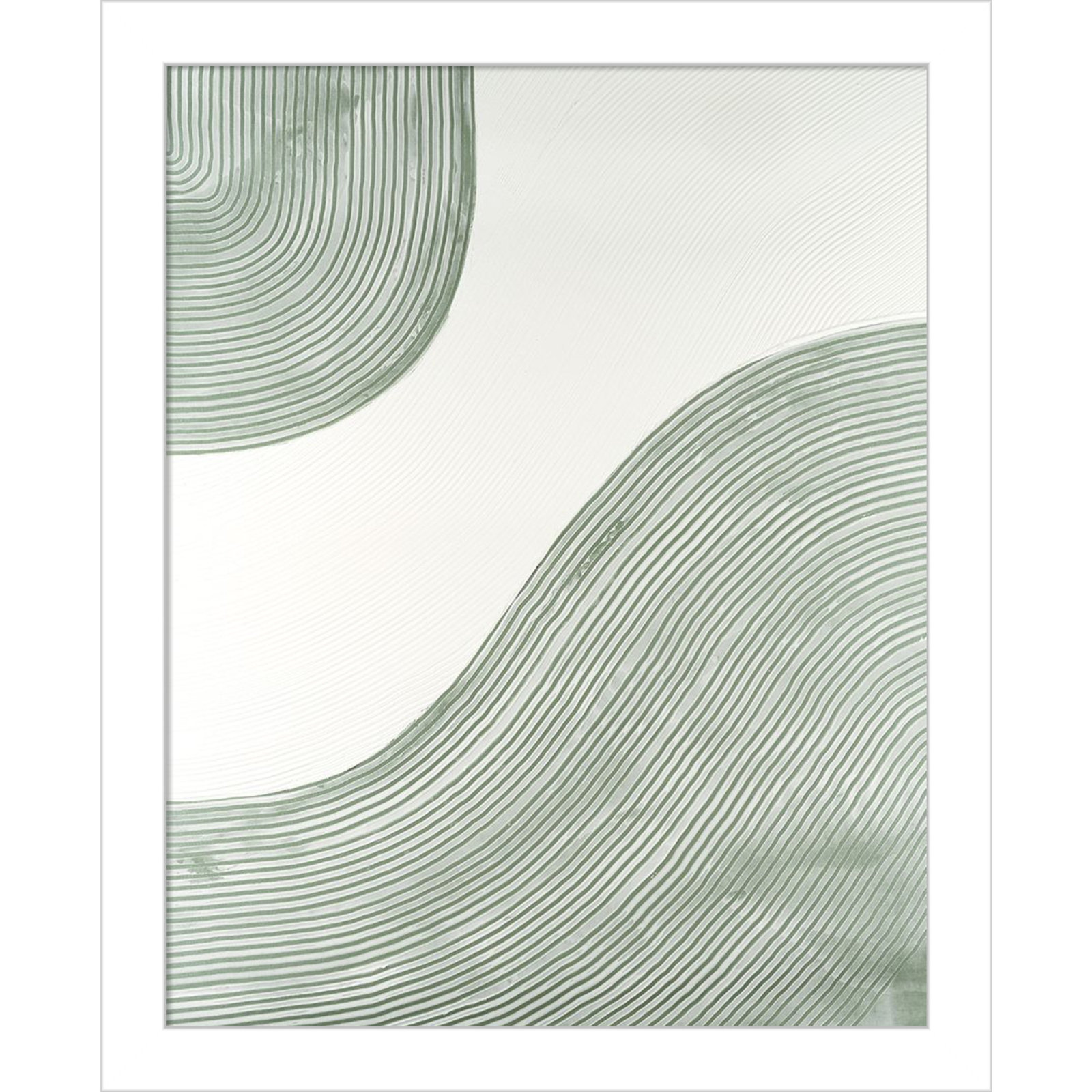 Get Going by Vanna Lam, 13" H x 11" W x 1" D, White