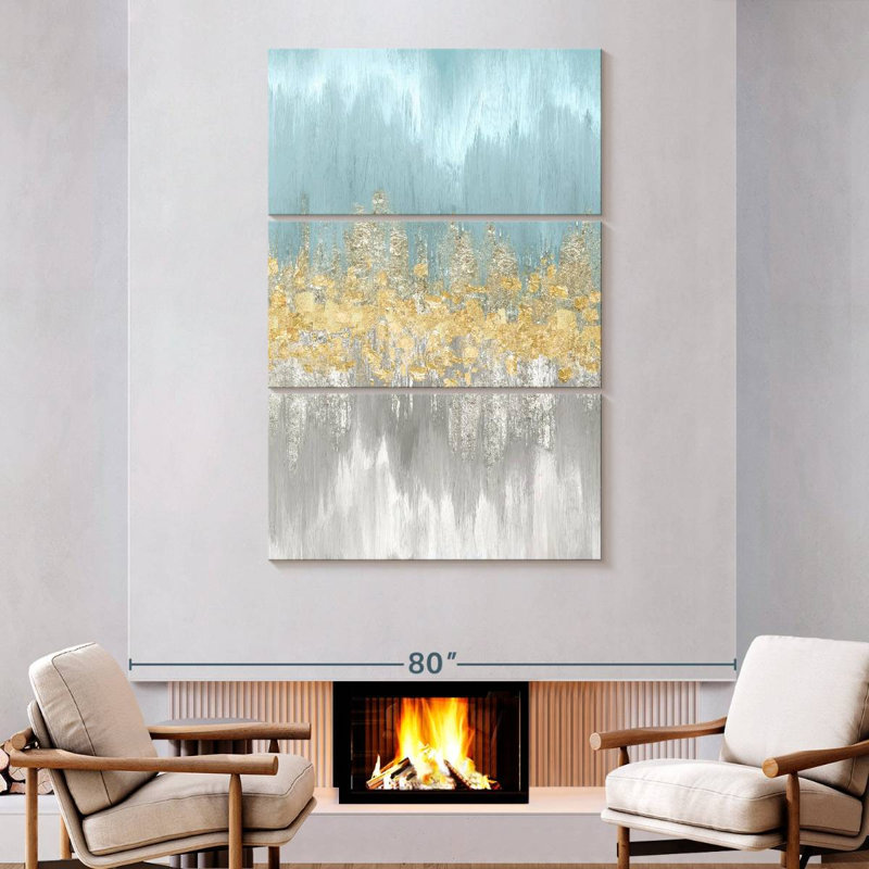 Avery Neutral Wave Lengths, 74" H x 48" W