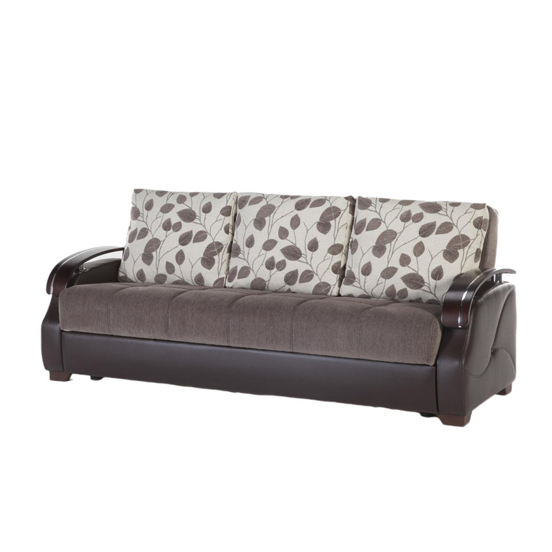 Sibury 85.8'' Upholstered Convertible Sofa