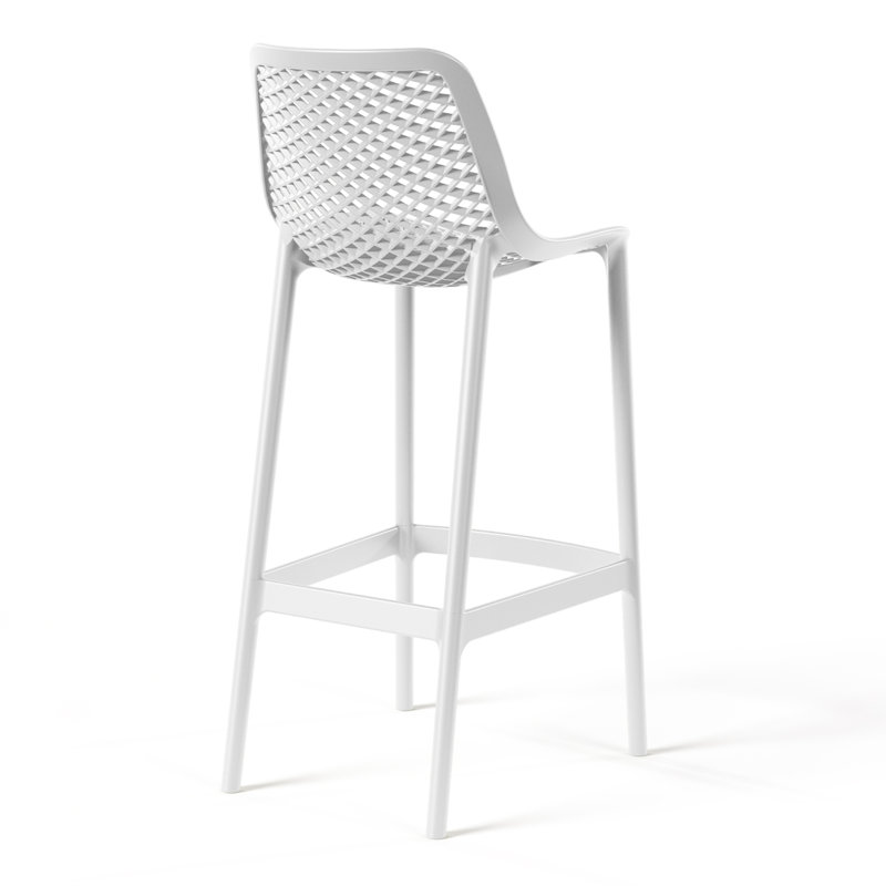 Tabouret de bar 29,5 po (ensemble de 2), White