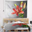 Tapisserie fleur lily rouge jolie-28489027