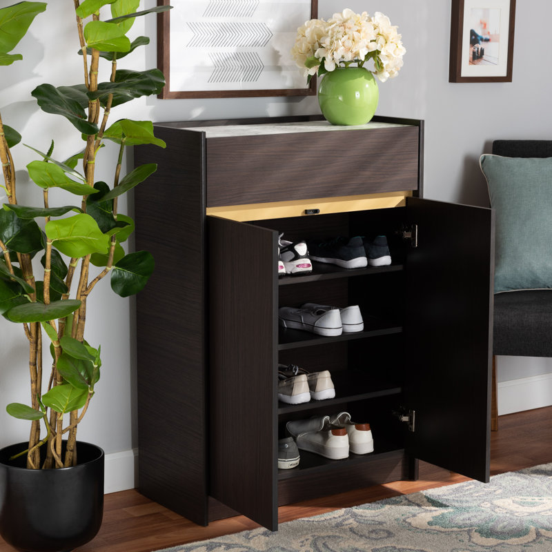 8 Pair Shoe Storage Cabinet