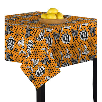 Mcdonald Halloween Icons Tablecloth