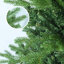 Arbre de Noël à charnière vert et PVC vert avec support en métal-2023936687