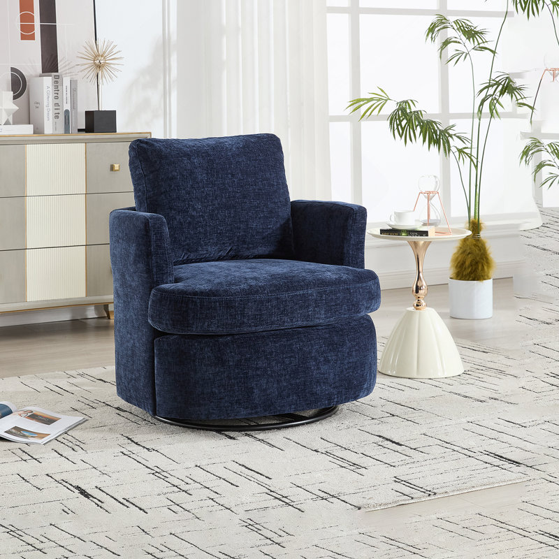 Chaise pivotante, Bleu