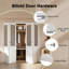 Double Water Pattern Glass And Manufactured Wood Bi-Fold Door With Hardware Kit-107786114