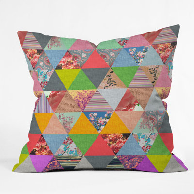Lost in Pyramid Throw Pillow