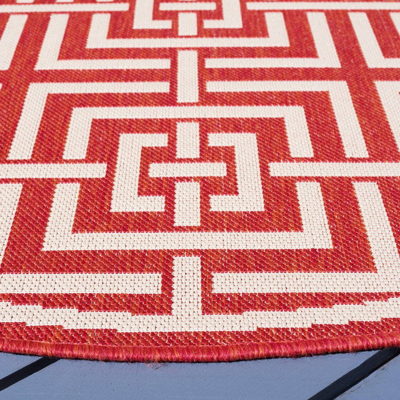 Tapis d'intérieur / extérieur Carovella, Rond 6 pi 7 po