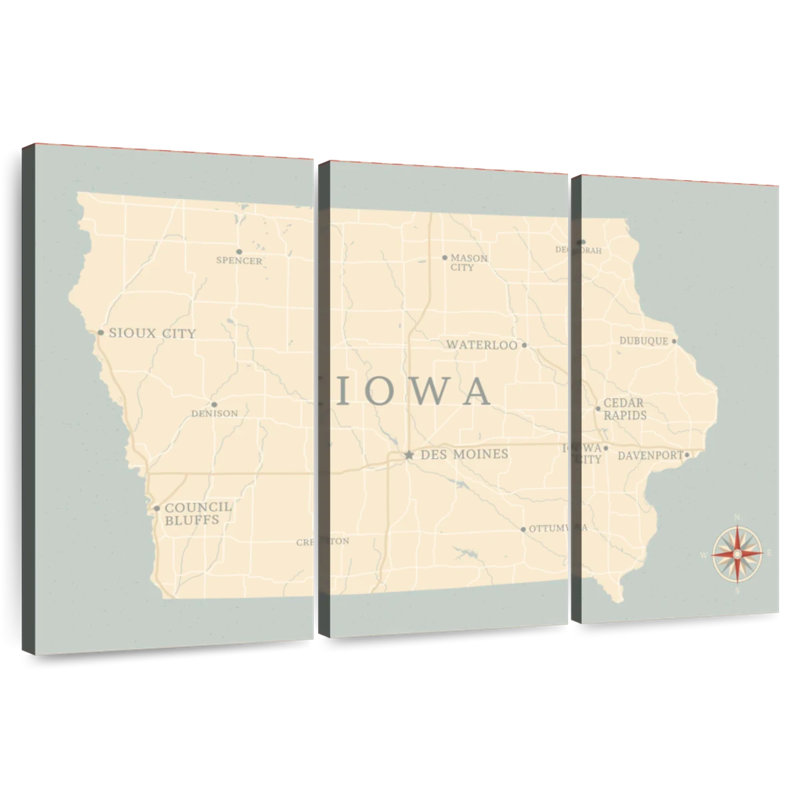 Old Iowa Briuna, H 24 po x l 38 po