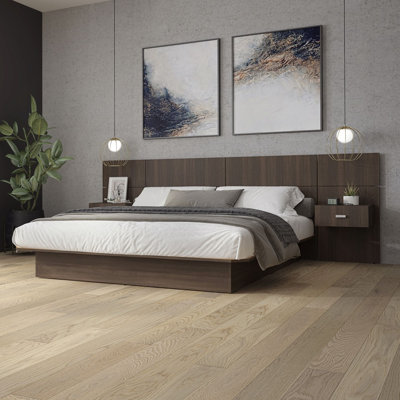 Katsuki Bedroom Platform Bed with Headboard and Nightstands (2) – Easy Assembly, No Box Spring Required