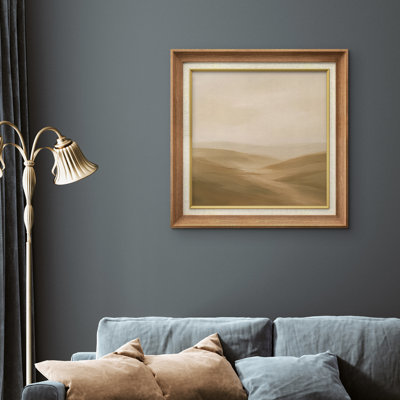 Premium Framed Wall Art - Vintage Landscape Print for Bedroom Decor - 26"x36"