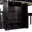 Lit mezzanine pleine grandeur pour les adolescents et les adolescents avec escaliers, bibliothèque, tiroirs, bureau et garde-robe - Luminaire de chambre à coucher optimisant l'espace-1175346943-1175346942