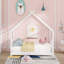 Lit simple en bois, blanc-601288003-601288000