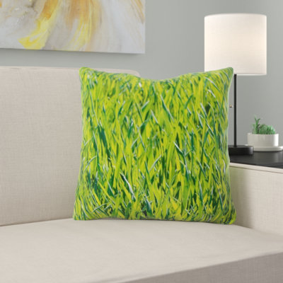 Grass Square Pillow Cover & Insert