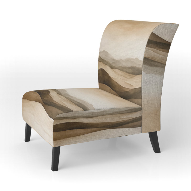 Fauteuil de chambre désert rembourré Desert, Pantoufle sans accoudoirs