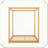 Canopy Platform Bed Support Legs Sturdy Elegant Design,Queen