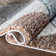 Markevion Perseus Modern Geometric Ivory High-Low Shag Rug