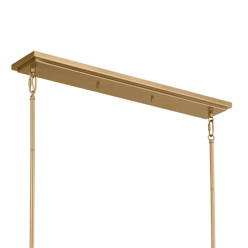 Zeesha 10 - Light Kitchen Island Pendant, Gold