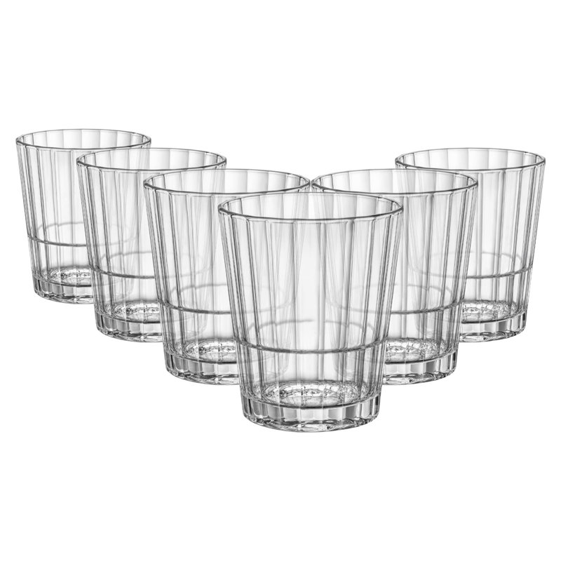 Oxford Bar Stacking Double Whisky Glasses - 374ml