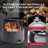 SUNJOY Smokeless Tabletop Fire Pit with Stainless Steel Burner and Two Adjustable Flames