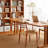 Brown Rectangle Solid Wood Dining Tables-302579016