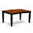 5 Piece Kitchen Table Set for 4 Includes a Rectangle Dining Room Table with Butterfly Leaf and 4 Dining Chairs, Black & Cherry