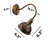 Adjustable Metal Body Armed Wall Sconce