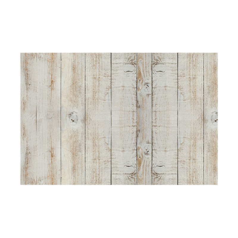 Davanti Vinyl Floor Mat - Wood Collection, Rectangle 2' x 3'