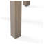 Table d'appoint en bois gris Temecula
