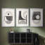 Unknown Space I  -Custom Framed  Premium Print W Matt - 3 Pieces-647079751-647079748