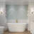 Kosima 66.8'' x 27.75'' Soaking Solid Surface Bathtub