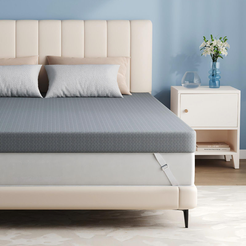 Surmatelas en mousse viscoélastique 3 ", Très grand simple