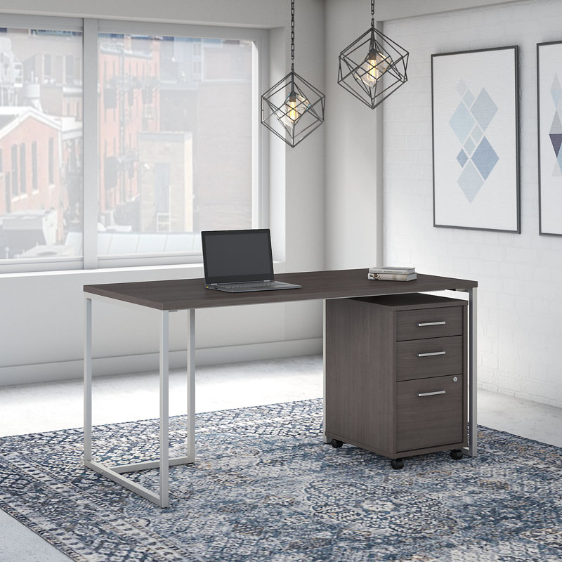 Ensemble de bureau configurable Method, Gris orage