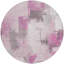 Tapis extérieur rond lavable rose et argent 8 pi