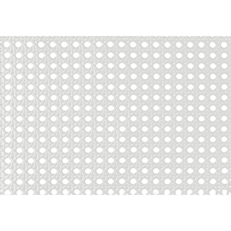 Platm Bedmetal Frame Finish Faux Cane Headboard